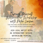 Express Yourself Watercolours Saturday 16th November