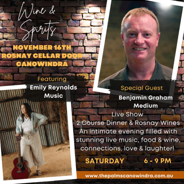 "Wine & Spirits" at Rosnay Saturday 16th November